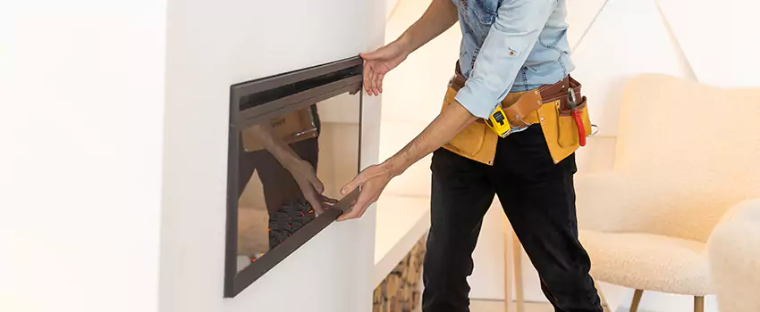 Metal Fireplace Installation in Royal Kunia, Hawaii